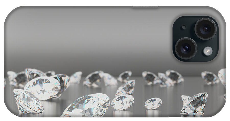 3 Dimensional iPhone Case featuring the photograph Diamonds by Jesper Klausen / Science Photo Library