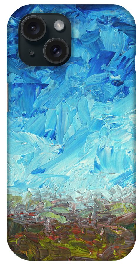 Landscape iPhone Case featuring the painting Dirtscape by James W Johnson