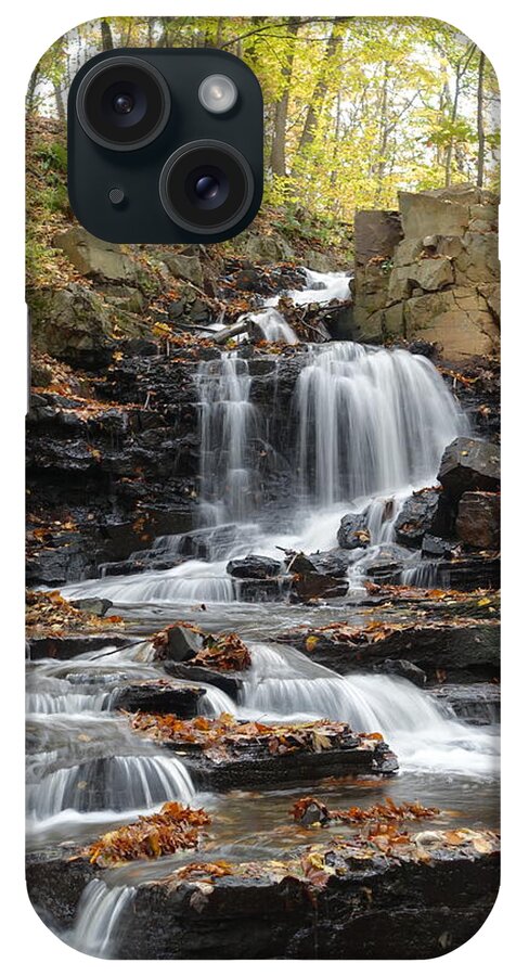 Waterfall iPhone Case featuring the photograph Dividend Falls II by Patricia Caron