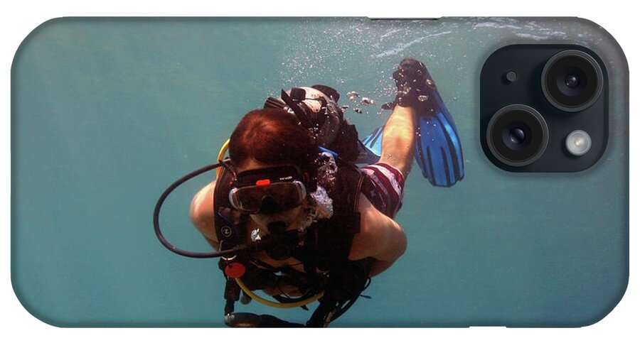 Ocean iPhone Case featuring the photograph Diving by Anthony Jones