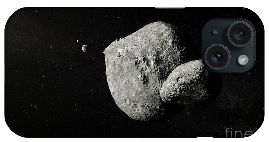 Asteroid iPhone Case featuring the photograph Double Asteroid 1999 Kw4 Passing Near Earth by European Southern Observatory/science Photo Library