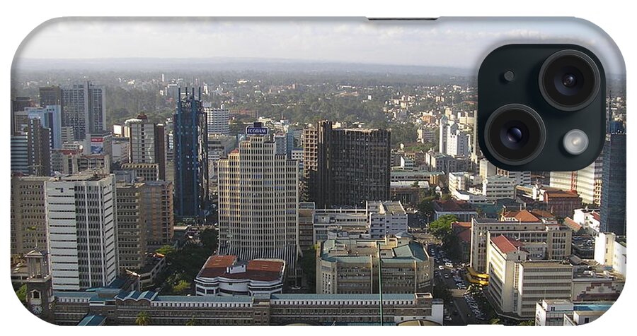 Kenya iPhone Case featuring the photograph Downtown Nairobi, Kenya by Kevin Donegan