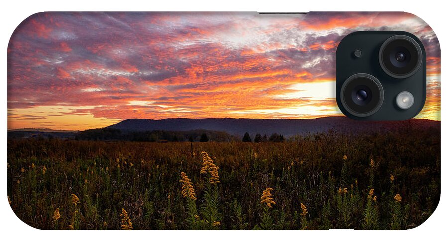Sunset iPhone Case featuring the photograph Drama Sky in Canaan Valley by Jaki Miller
