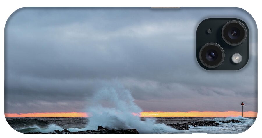 New Hampshire iPhone Case featuring the photograph Dramatic Beginnings. by Jeff Sinon