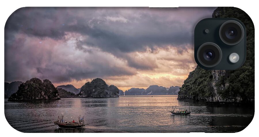 Vietnam iPhone Case featuring the photograph Dramatic Cloud Invade China Sea by Chuck Kuhn