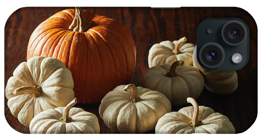 Food iPhone Case featuring the photograph Dramatic Pumpkins by Cuisine at Home