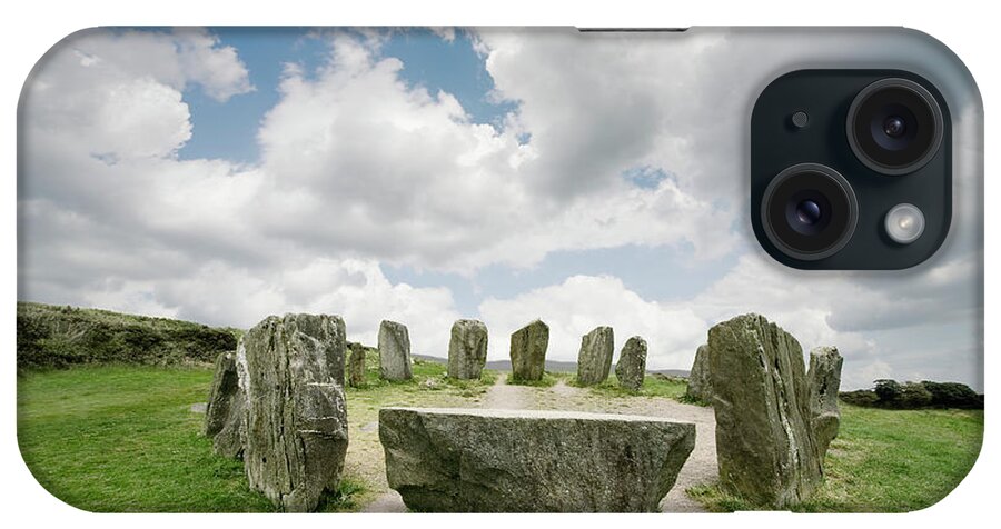 Scenics iPhone Case featuring the photograph Dromberg Stone Circle, County Cork by Ed Freeman