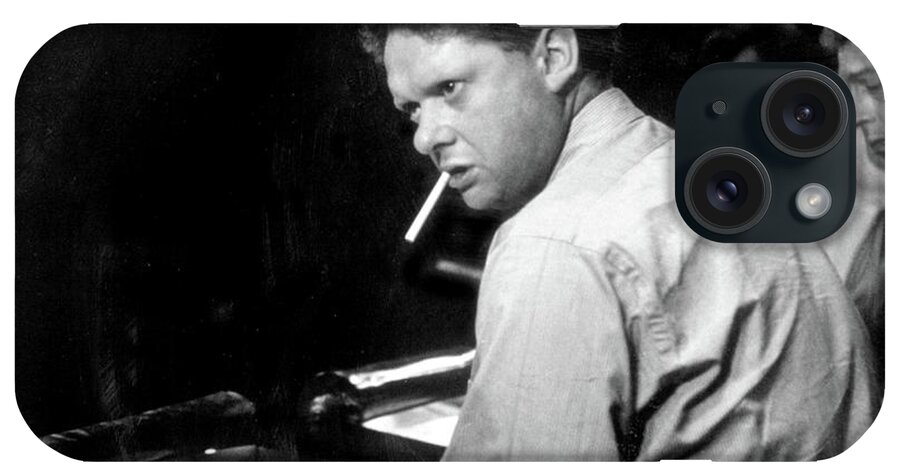 Writer iPhone Case featuring the photograph Dylan Thomas Directing 'under Milkwood', C.1952 by 