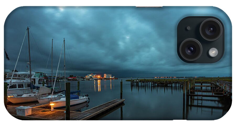 Southport iPhone Case featuring the photograph Early morning at the Southport Yacht Basin by Nick Noble