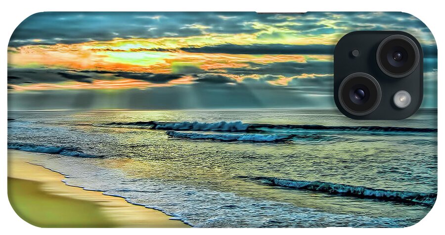 Sun iPhone Case featuring the photograph East Beach at Dawn by Cordia Murphy