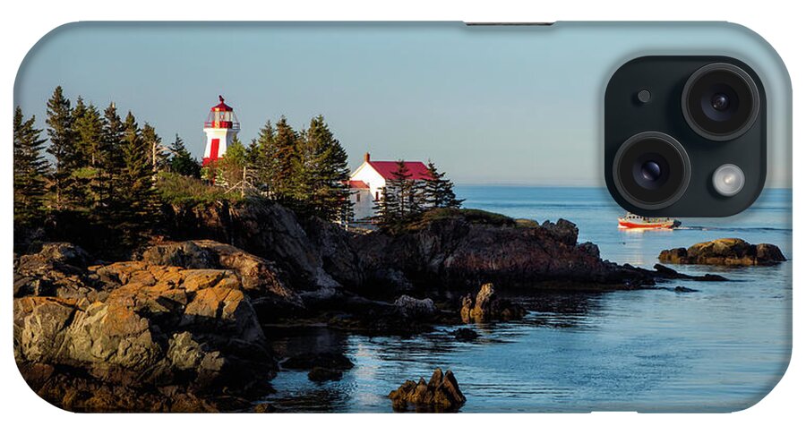 Head Harbour iPhone Case featuring the photograph East Quoddy Head Lightstation by C Renee Martin