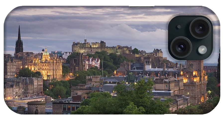 Lothian iPhone Case featuring the photograph Edinburgh At Dusk by Northlightimages
