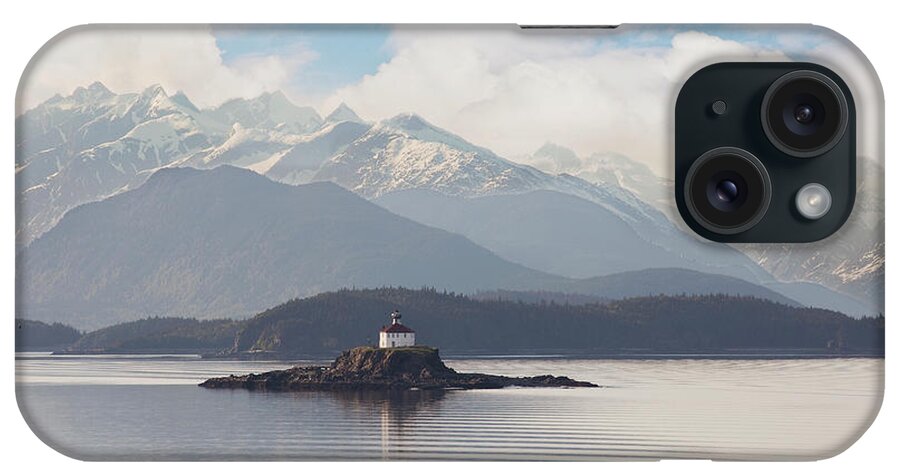Lighthouse iPhone Case featuring the photograph Eldred Rock Lighthouse, Alaska '09 by Monte Nagler