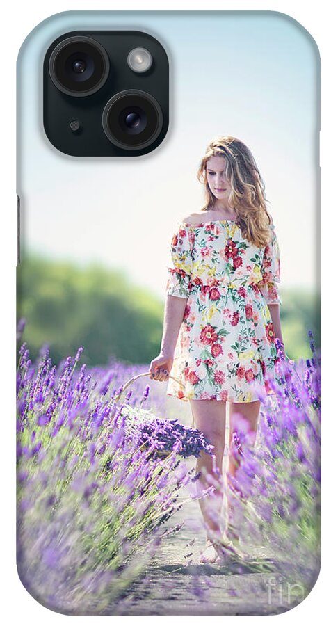 Kremsdorf iPhone Case featuring the photograph Embraced In Lavender by Evelina Kremsdorf