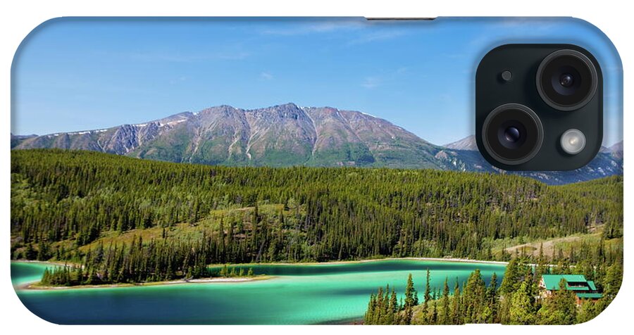 Landscape iPhone Case featuring the photograph Emerald Lake,yukon Canada by Choja