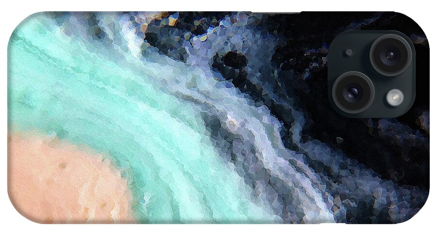 Blue iPhone Case featuring the painting Ephesians 2 10. We Are His Workmanship by Mark Lawrence