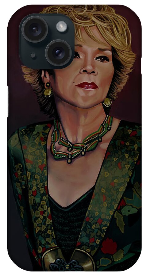 Etta James iPhone Case featuring the painting Etta James Painting by Paul Meijering