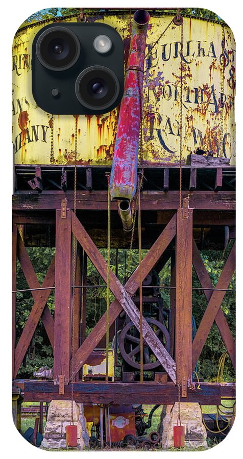 America iPhone Case featuring the photograph Eureka Springs Railway Water Tower by Gregory Ballos