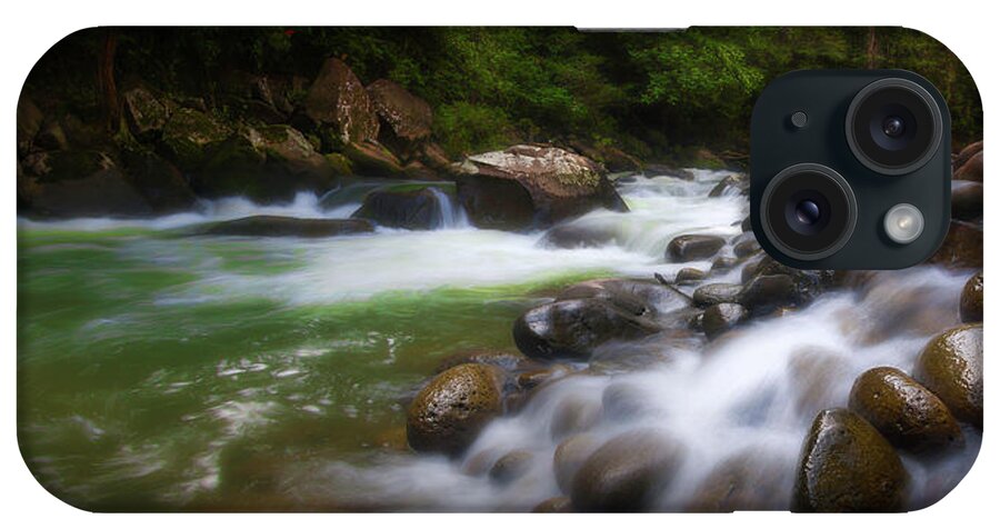 Rainforest iPhone Case featuring the photograph Evening On The Sarapiqui River by Owen Weber