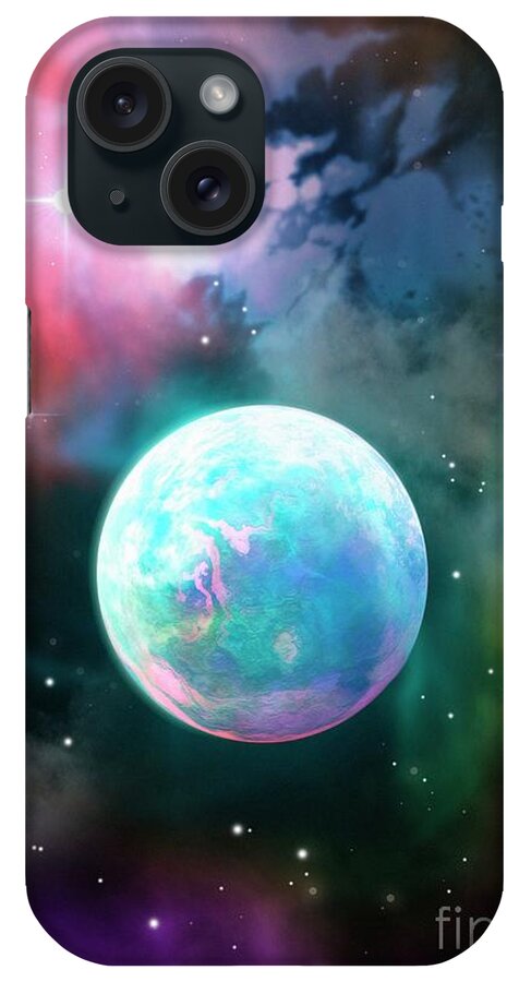 Conceptual iPhone Case featuring the photograph Exoplanet by Victor Habbick Visions/science Photo Library