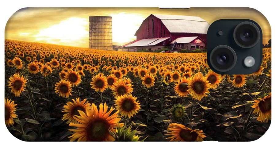 Barns iPhone Case featuring the photograph Faces Autumn Painting by Debra and Dave Vanderlaan