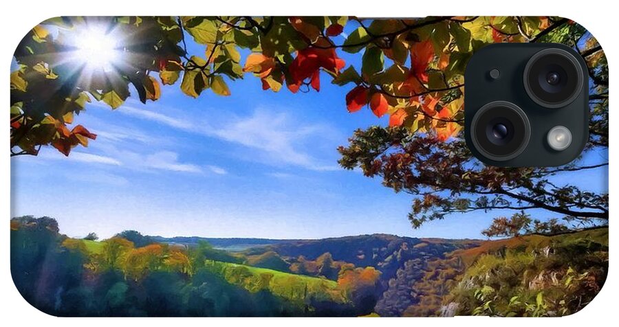 Fall In The Blue Ridge Mountains iPhone Case featuring the photograph Fall In The Blue Ridge Mountains by Sandi OReilly