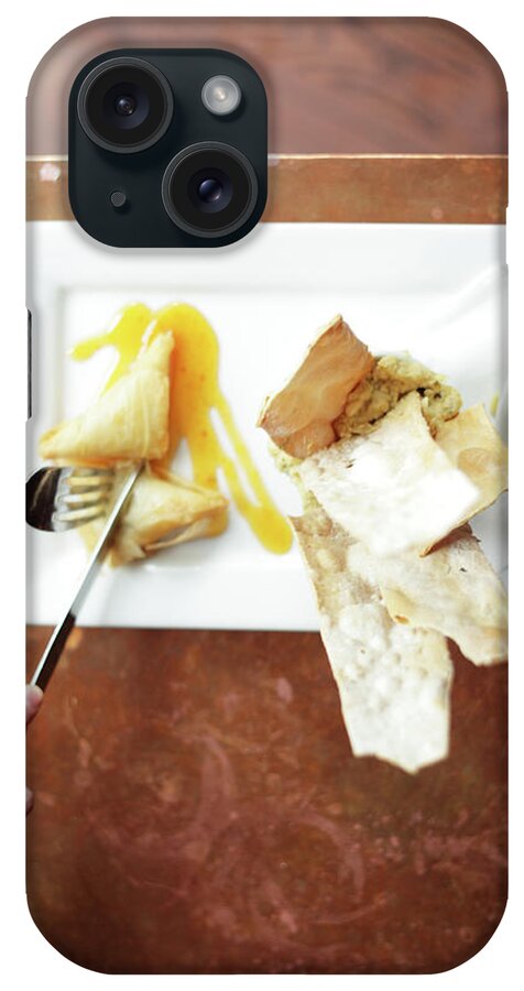 Feta Cheese iPhone Case featuring the photograph Feta Crisps by Caleb Condit