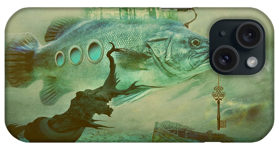 Nemo iPhone Case featuring the digital art Finding Captain Nemo by Alexa Szlavics