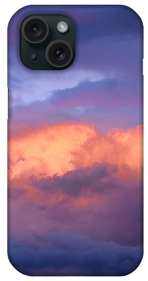 Cloudscape iPhone Case featuring the photograph Fire In The Night Sky by Gill Billington