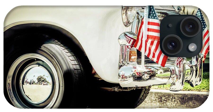 Auto iPhone Case featuring the photograph Flags 9 by Bill Chizek