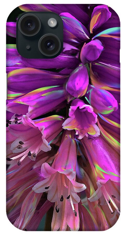  iPhone Case featuring the digital art Flamingo by Cindy Greenstein