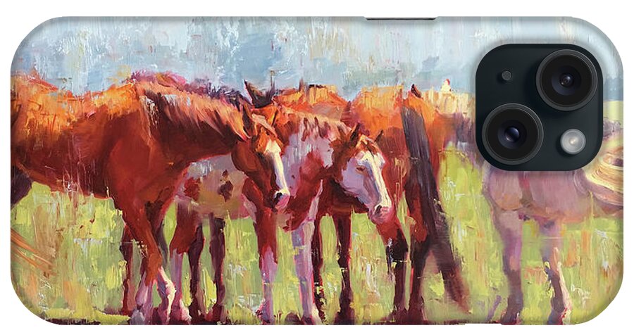 Fly Patrol iPhone Case featuring the painting Fly Patrol by Jennifer Stottle Taylor
