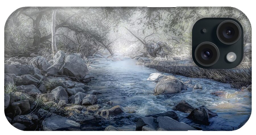 Creek iPhone Case featuring the photograph Foggy Creek 2 by Alison Frank