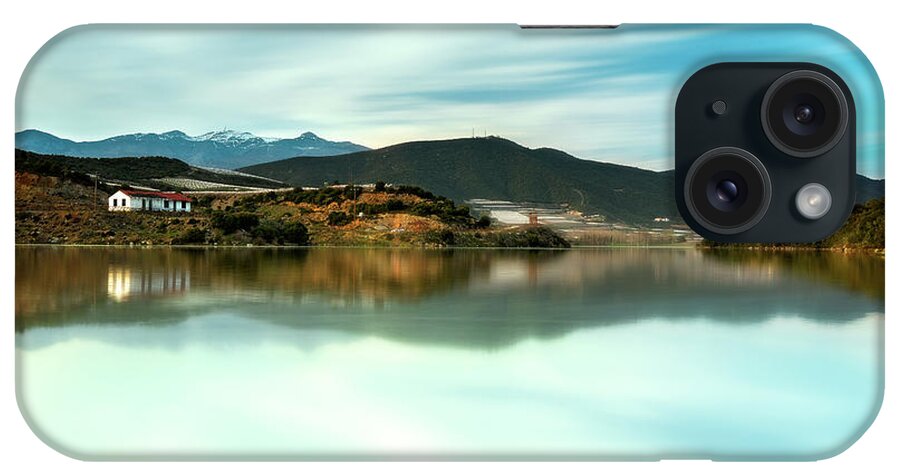 Folia iPhone Case featuring the photograph Folia lake by Elias Pentikis