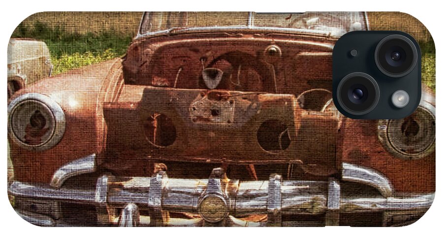 Vintage Car iPhone Case featuring the photograph For Junk by Cathy Anderson