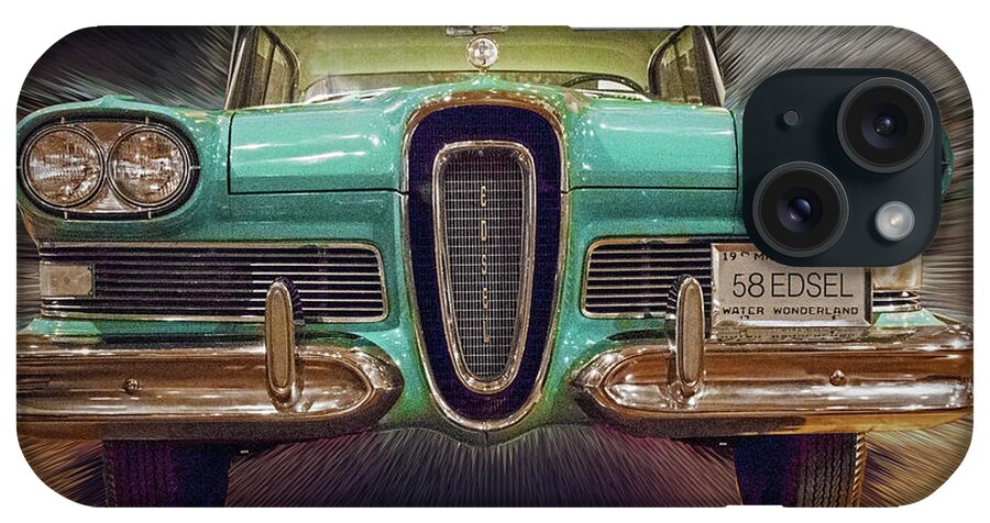 Ford iPhone Case featuring the photograph Ford Edsel by Ira Marcus