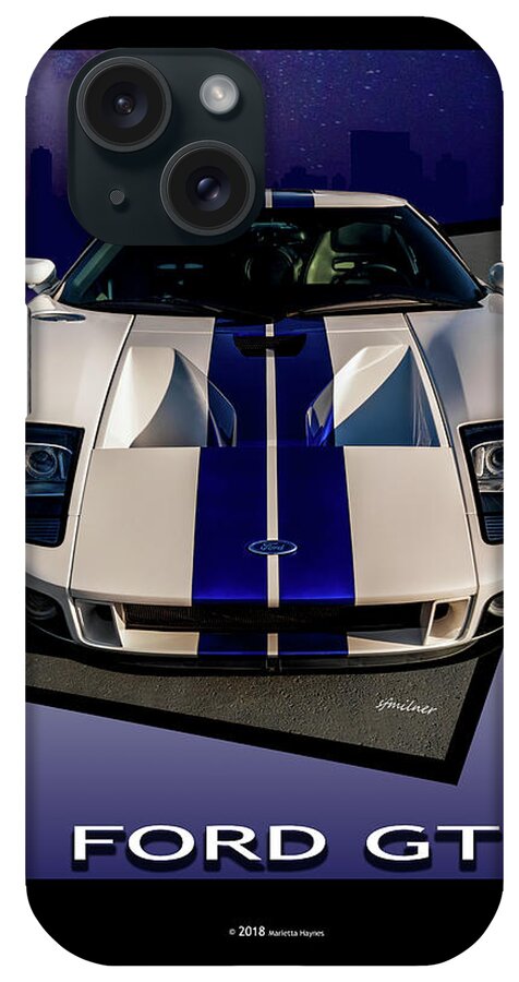 Ford Gt iPhone Case featuring the photograph Ford GT - City Escape by Steven Milner