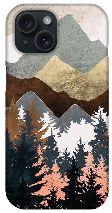 Forest iPhone Case featuring the digital art Forest View by Spacefrog Designs