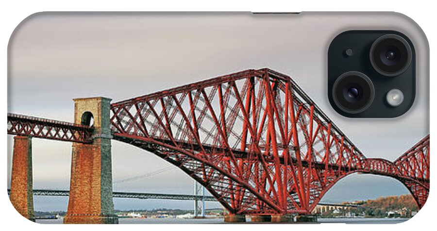  iPhone Case featuring the photograph Forth Railway Bridge - South Queensferry by Grant Glendinning