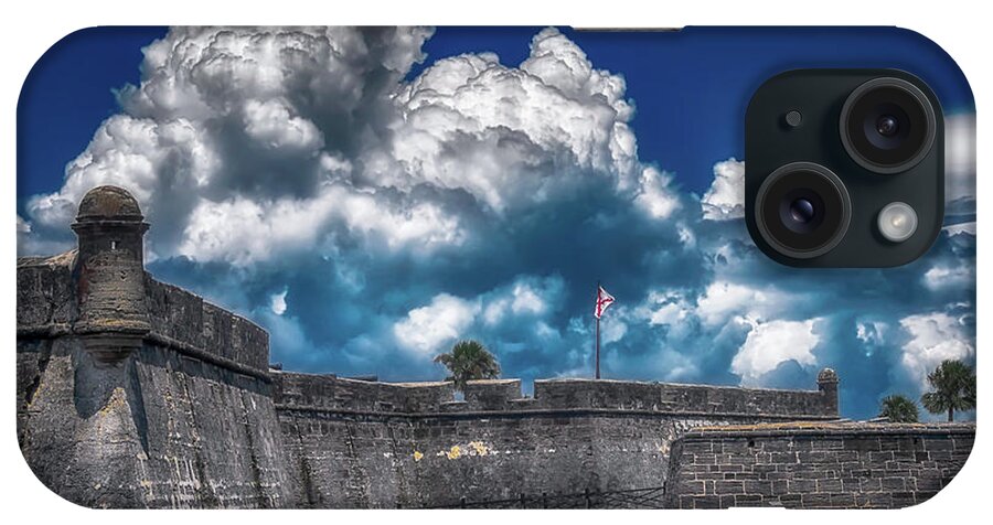 St Augustine iPhone Case featuring the photograph Fortified Clouds by Joseph Desiderio
