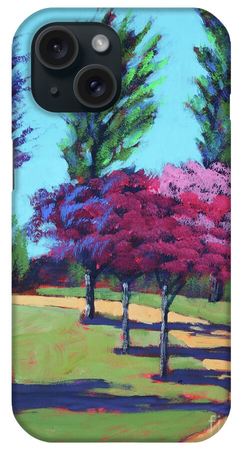 Garden iPhone Case featuring the painting Four Seasons by Paul Powis