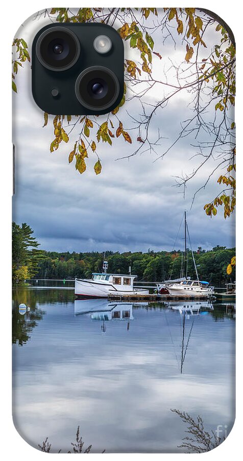Maine iPhone Case featuring the photograph Framed Reflections by Karin Pinkham