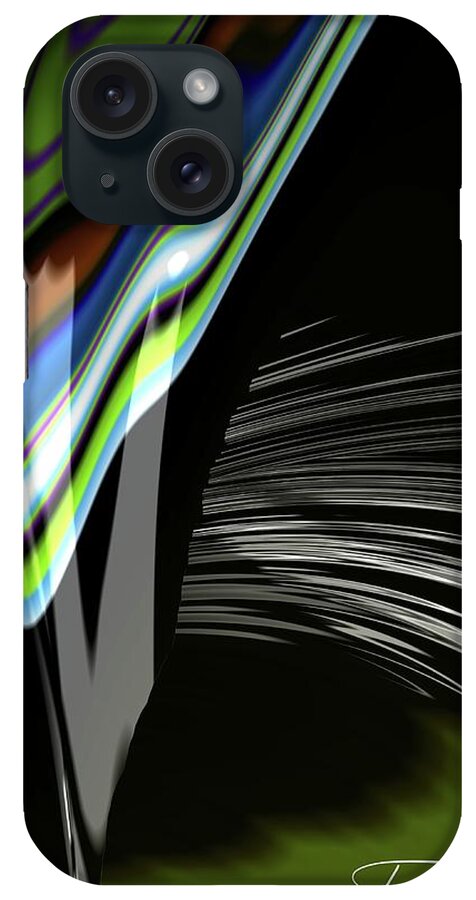 Abstract iPhone Case featuring the photograph Frax 1 by Keith Lyman