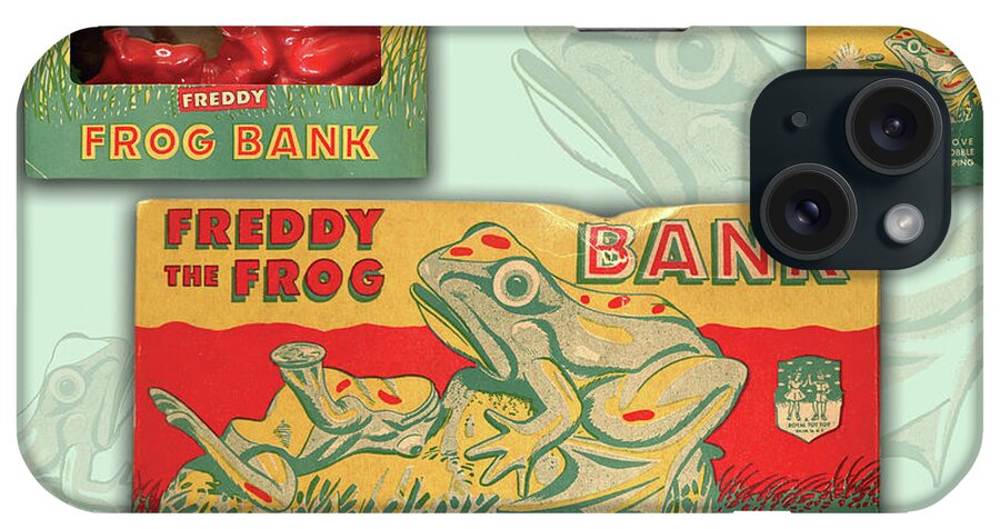 Frog iPhone Case featuring the painting Freddy The Frog by Unknown