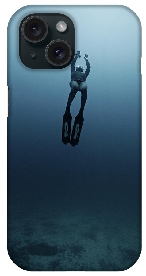 Underwater iPhone Case featuring the photograph Freediving by Underwater Graphics
