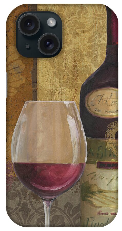 Wine iPhone Case featuring the painting From The Cellar Iv by Lisa Audit
