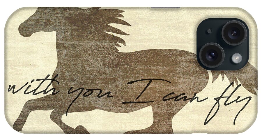 Artwork iPhone Case featuring the photograph GALLOPING quote by Dressage Design