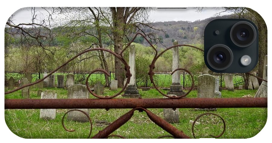 Graveyard iPhone Case featuring the photograph Gateway To Eternity by Kathy Chism