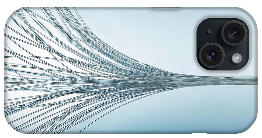 Large Group Of Objects iPhone Case featuring the photograph Gather Up Fiber Optics by Yuji Sakai