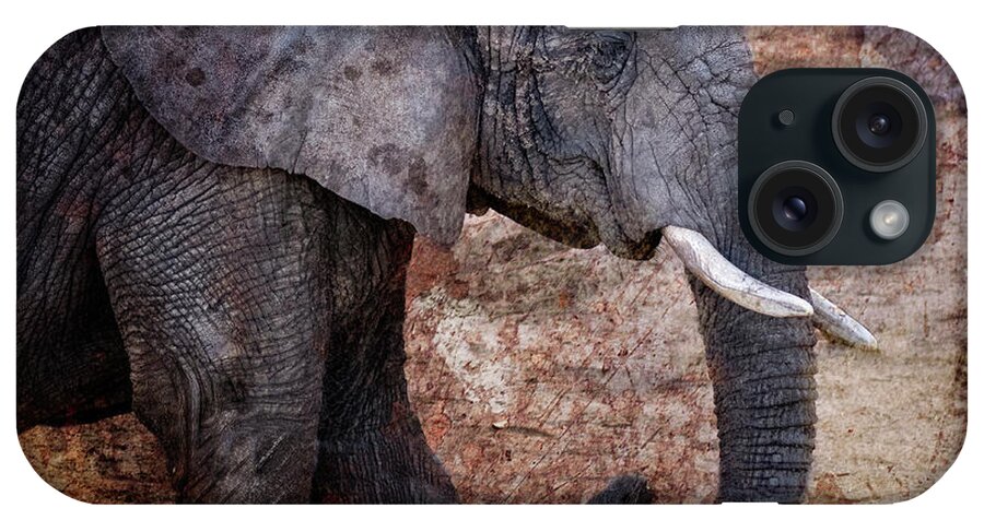 Elephant iPhone Case featuring the photograph Gentle Giant by Elin Skov Vaeth